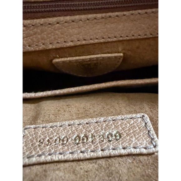 Vintage Gucci Top Handle Bag 1983 Collection Camel Leather & Croc-Embossed Trim - Picture 6 of 12